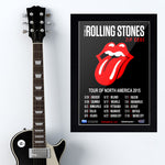 Rolling Stones (2015) - Concert Poster - 13 x 19 inches