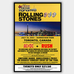 Rolling Stones with AC/DC & Rush (2003) - Concert Poster - 13 x 19 inches