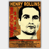 Henry Rollins (2010) - Concert Poster - 13 x 19 inches