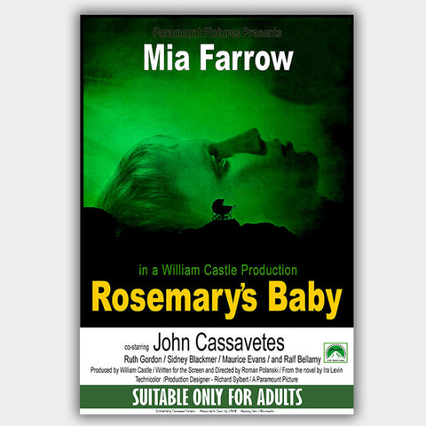 Rosemary's Baby (1968) - Movie Poster - 13 x 19 inches