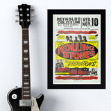 Rolling Stones with Vibrations (1966) - Concert Poster - 13 x 19 inches
