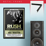 Rush with Max Webster (1980) - Concert Poster - 13 x 19 inches