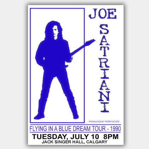 Joe Satriani (1990) - Concert Poster - 13 x 19 inches