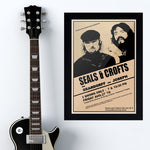 Seals & Crofts (1978) - Concert Poster - 13 x 19 inches