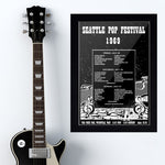 Seattle Pop Festival '69 (1969) - Concert Poster - 13 x 19 inches