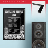 Seattle Pop Festival '69 (1969) - Concert Poster - 13 x 19 inches