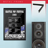 Seattle Pop Festival '69 with Blue (1969) - Concert Poster - 13 x 19 inches