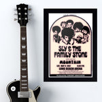 Sly & Family Stone with Mountain (1967) - Concert Poster - 13 x 19 inches