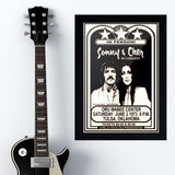 Sonny & Cher with David Brenner (1973) - Concert Poster - 13 x 19 inches