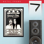 Sonny & Cher with David Brenner (1973) - Concert Poster - 13 x 19 inches