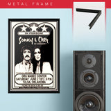 Sonny & Cher with David Brenner (1973) - Concert Poster - 13 x 19 inches