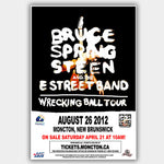 Bruce Springsteen (2012) - Concert Poster - 13 x 19 inches