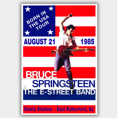 Bruce Springsteen (1985) - Concert Poster - 13 x 19 inches