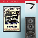 Streetheart with Teaze (1977) - Concert Poster - 13 x 19 inches