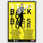 Sting (2013) - Concert Poster - 13 x 19 inches