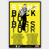 Sting (2013) - Concert Poster - 13 x 19 inches