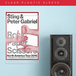 Sting / Peter Gabriel (2016) - Concert Poster - 13 x 19 inches