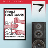 Sting / Peter Gabriel (2016) - Concert Poster - 13 x 19 inches
