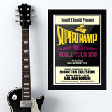 Supertramp (1976) - Concert Poster - 13 x 19 inches