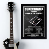 Supertramp with Chris De Burgh (1975) - Concert Poster - 13 x 19 inches