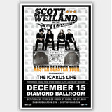 Scott Weiland and the Wildabouts with Icarus Line - Concert Poster - 13 x 19 inches
