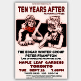 Ten Years After with Edgar Winter (1972) - Concert Poster - 13 x 19 inches