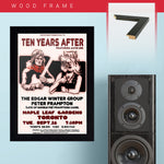 Ten Years After with Edgar Winter (1972) - Concert Poster - 13 x 19 inches
