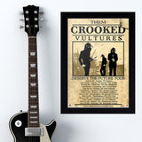 Them Crooked Vultures (2009) - Concert Poster - 13 x 19 inches