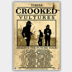 Them Crooked Vultures (2010) - Concert Poster - 13 x 19 inches