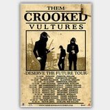 Them Crooked Vultures (2010) - Concert Poster - 13 x 19 inches