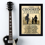 Them Crooked Vultures (2010) - Concert Poster - 13 x 19 inches
