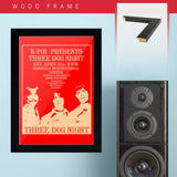 Three Dog Night (1970) - Concert Poster - 13 x 19 inches