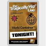 Tragically Hip with Joel Plaskett (2017) - Concert Poster - 13 x 19 inches