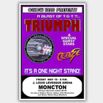 Triumph with Teaze (1978) - Concert Poster - 13 x 19 inches