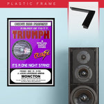 Triumph with Teaze (1978) - Concert Poster - 13 x 19 inches
