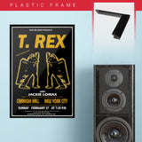 T Rex with Jackie Lomax - Gold (1972) - Concert Poster - 13 x 19 inches