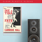 Ike & Tina Turner with Fats Domino (1971) - Concert Poster - 13 x 19 inches