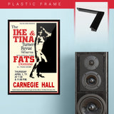 Ike & Tina Turner with Fats Domino (1971) - Concert Poster - 13 x 19 inches