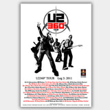 U2 (2011) - Concert Poster - 13 x 19 inches