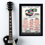 Us Festival with Inxs & Van Halen & David Bowie & Us (1983) - Concert Poster - 13 x 19 inches