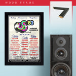 Us Festival with Inxs & Van Halen & David Bowie & Us (1983) - Concert Poster - 13 x 19 inches