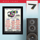 Us Festival with Inxs & Van Halen & David Bowie & Us (1983) - Concert Poster - 13 x 19 inches