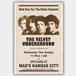 Velvet Underground (1973) - Concert Poster - 13 x 19 inches
