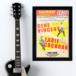 Gene + Eddie Cochran Vincent (1960) - Concert Poster - 13 x 19 inches