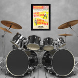 Gene + Eddie Cochran Vincent (1960) - Concert Poster - 13 x 19 inches