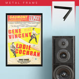 Gene + Eddie Cochran Vincent (1960) - Concert Poster - 13 x 19 inches