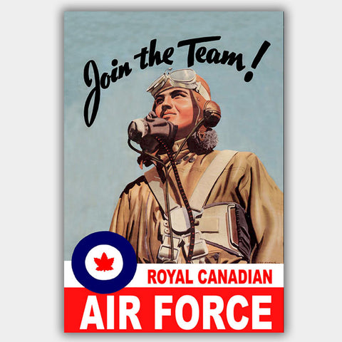 War Poster - Join Air Force - 13 x 19 inches