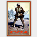 War Poster - Victory Bonds - "Soldier" - 13 x 19 inches