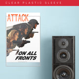 War Poster - Attack - 13 x 19 inches