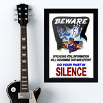 War Poster - Silence - 13 x 19 inches